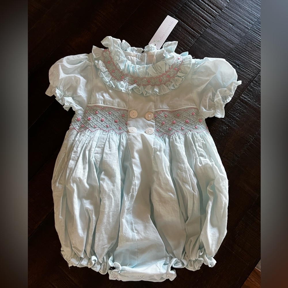 NWT Eliza James kids smocked bubble